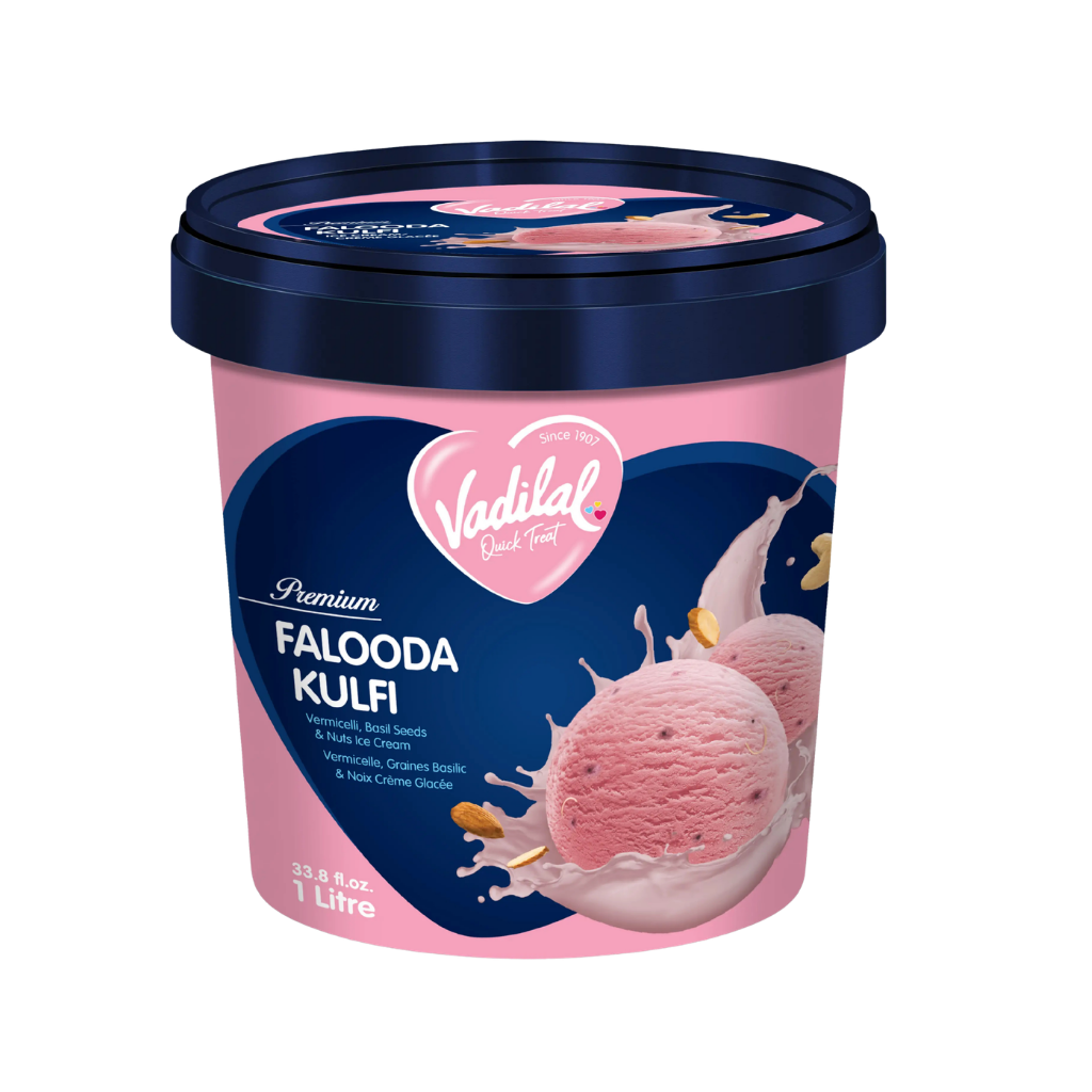 Vadilal Falooda Kulfi Icercream 1 ltr buy online USA - 1